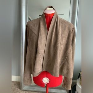 Suede Moto Jacket